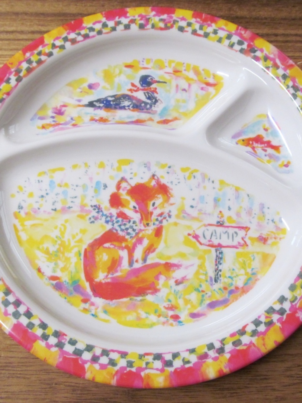 MacKenzie-Childs Fox Toddler Dinner Plate